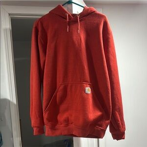 Red carhart hoodie